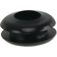 KSS Kabeldurchführungstülle PVC weich, schwarz, Plattenstärke 1,7, Loch-Ø 5, geschlossen, 1 Stück