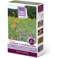 Mélange de jachère fleurie 500 à 1000 m2 – 4 espèces annuelles – Semis de mars à juin – Floraison 3 mois – Novaflore