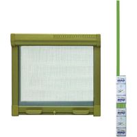 Zanzariera kit a molla frizionata colore bronzo - Misure: cm 160x250h