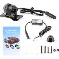Decdeal Feu antibrouillard arrière laser 8 V-36 V, indicateur de feu d'avertissement de queue de frein anti-collision pour voiture moto (type 3)