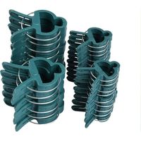 Lot de 100 clips pour plantes – 50 grands clips 6x4,5cm et 50 petits clips 4x2,8cm – Plastique robuste pour soutenir tomates et légumes - 100Pcs