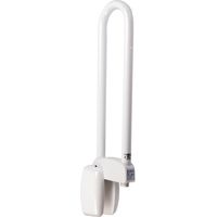 Pellet – Barre de maintien relevable 600mm – Tube inox époxy blanc – Fixations invisibles – Charge max 150 kg – Certifié TÜV MEDICAL