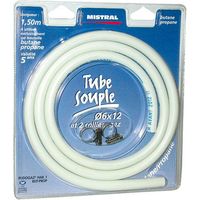 Tuyau Gaz Butane Propane - D: 6 Mm - 1,5 M + 2 Colliers - Mistral Gaz