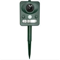 Durable Universal Solar Power Ultra Sonic OutdoorPest Repeller Scarer Dog Animal Dissuasion, Pest Taupe Mouse Rodent Possum Scarer Repellent