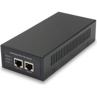 Injecteur PoE Level One 60 W haute puissance noir