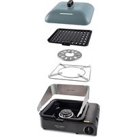 Cadac Van Cook FFD Combo Gasgrill mit Deckel Tischgrill Campinggrill 1025-20-UN