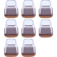 8Pcs Chair Leg Floor Protectors with Felt Chair Leg Caps Furniture Leg Feet Protection Cover Protect