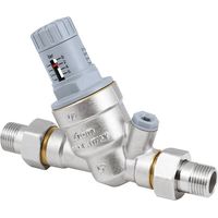Verstellbarer Membrandruckminderer Rinox Plus 800 Mikron – männlich – männlich 15x21