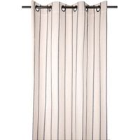 Rideau à œillets 135x260 cm St Trop anthracite coton