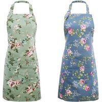 Tabliers de Cuisine pour Femmes, 2 Tabliers à Fleurs pour la Cuisine, Tablier de Chef Cuisinier Vintage