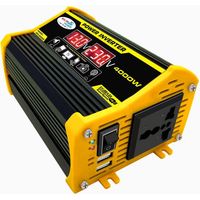 Modifizierter Sinus-Wechselrichter, Hochfrequenz, 4000 W Spitzenleistung, Wechselrichter 12 V DC auf 220 V AC