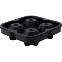 4 Holes Diamond Shaped Ice Ball Mold Maker Silicone Ice Cubes Tray for Party Bar Whiskey Cocktails