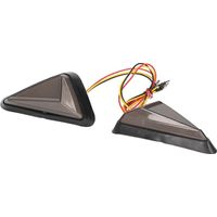 Clignotants à LED pour motos, clignotants encastrés, universels pour motos