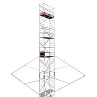 Rollfix 2.0 800, Arbeitshöhe 8m, inkl. Rollen (Ø150mm) & Dreieckausleger