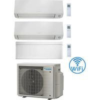 Climatizzatore GARANZIA ITALIA Daikin Perfera All Seasons + Stylish Bianco Wifi Trial Split Inverter 7000 + 7000 + 12000 BTU con U.E. 3MXM52A9 Classe A+++/A+++ NOVITÀ
