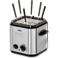 Princess Mini Friggitrice & Fonduta – 1,2 L – Con 6 forchette da fonduta – Riscaldamento rapido – Filtro antiodore – 840 W – 182611