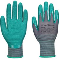 Portwest A313 1 PAIR Grip 15 Nitrile Crinkle Glove Size 9 Large