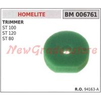 Filtro aria HOMELITE trimmer ST 100 120 80 006761