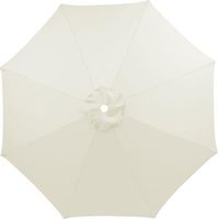 Parasol de remplacement pour parasol déporté de 3,0 m², pour terrasse, jardin, plage, protection UV