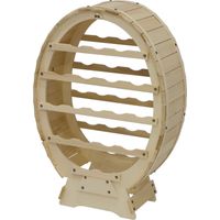 Botticules Cantinetta à Botticella en bois massif en bois Botte Prosecco Alberiamo 18 posti - 51x23xH74 cm