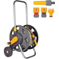 Hozelock 45m Free Standing Garden Hose Cart 20m Hose Pipe Connectors 2489