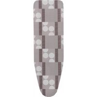 Funda mesa plancha 125x44cm fabricada en muletón estampado color gris fur02 rolser