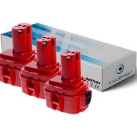 Lot de 3 batteries type 192698A pour Makita 3000mAh 12V