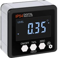 Inclinomètre Numérique Magnétique LCD Inclinomètre Digital Portable Inclinomètre Niveau avec Rétro-Eclairage