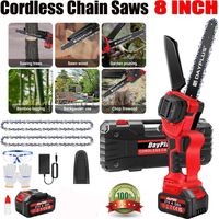 Tronçonneuse à bois 8 pouces Tronçonneuse électrique à main 3600W 2024