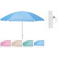 Parasol droit multicolore 150x160 cm – Hauteur réglable – Protection solaire UPF 30+ – Structure en acier robuste – Sac de transport inclus – Probeach
