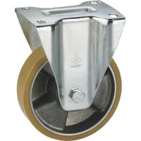Bockrolle Polyurethan-Rad ø 80 mm Alufelge Industrierolle Tragkraft 200 kg