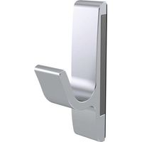Magnet-Mantelhaken 0150 einfach Ausladung 40 mm Aluminium silberfarbig eloxiert Höhe 85 mm