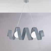 Mikado – Wandleuchte mit verstellbaren Leuchten aus Metall und weiß lackiertem Aluminium mit integrierter LED 5 – MAX 85 – BL276-A3-BC