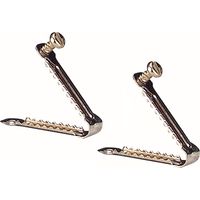 Lot de 2 pinces à ailes en métal – Maintien sécurisé des ailes – Pour volailles – Usage professionnel – Chick'A