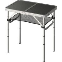Tavolo pieghevole da campeggio 60 cm Rete strato Nero