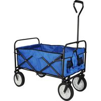 Faltbarer Wagen Blau 53,5x83x27 cm HI