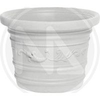 VASO TONDO FESTONATO "BIANCO" Ø60X45HCM
