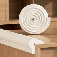 Bande de protection pour bords de table, protection renforcée en forme de L, blanche, pour la sécurité des enfants, 2m