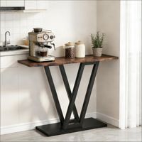 La table basse au design étroit,la console élégante,la table d’entrée étroite