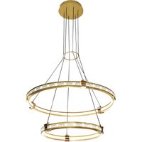 LÁMPARA COLGANTE LED TOOLIGHT LHJ037-CP2 30 GOLDEN