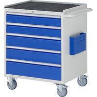Chariot de montage Rau métal 5x tiroir 2x120 2x150 1x180mm LxPxH 770x650x975mm