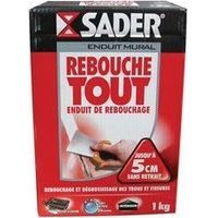 Enduit Rebouche Tout Sader prêt à gâcher intérieur Conditionnement: 1KG