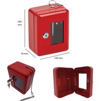 CASSETTA PORTACHIAVI EMERGENZA ROSSA 160X110X65 KA