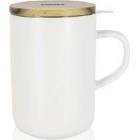Tisanière Juliet Blanche Infuseur Intégré, Grand Volume - Ogoliving