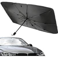Pare Soleil Voiture Pare Brise Avant, Parapluie Pare Soleil Voiture Pliable, Pare-Soleils Auto Anti-UV Thermique, pour la Plupart des Modèles