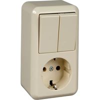 ELSO COMBI 5 10 A/16 A CONTURA TERMINAL, PEARL, 388500