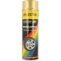 Aerosol-Sprühfarbe für Felgen, Gold, Motip Wheelspray 04008, 500 ml