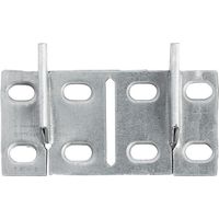 INDAUX placa doble scarpi-4. zamak. zincado - indaux ,