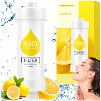 Cartouche filtrante purificatrice d'eau de douche parfumée au citron pour robinet