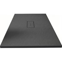 Mineralguss-Duschwanne extra flach VIC ANTHRAZIT 70x160 cm